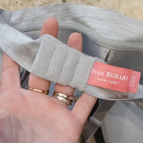 NWT Isaac Mizrahi Gray Women's Bra 36C - Picture 6 of 9